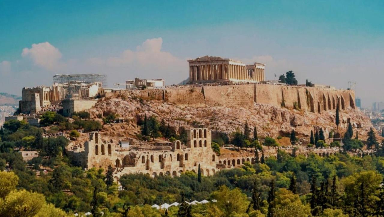 Apartamento Lux & Style 75Sqm With Private Parking In Atenas Exterior foto
